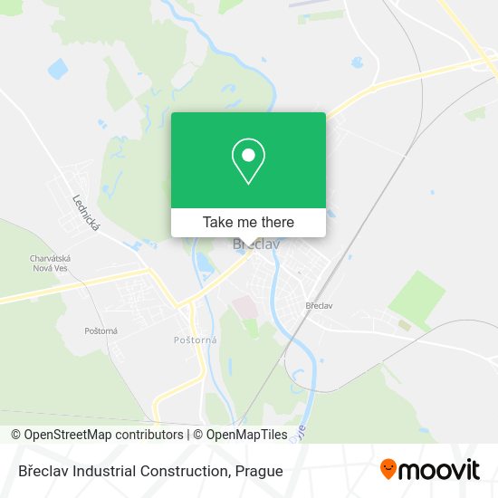 Břeclav Industrial Construction map