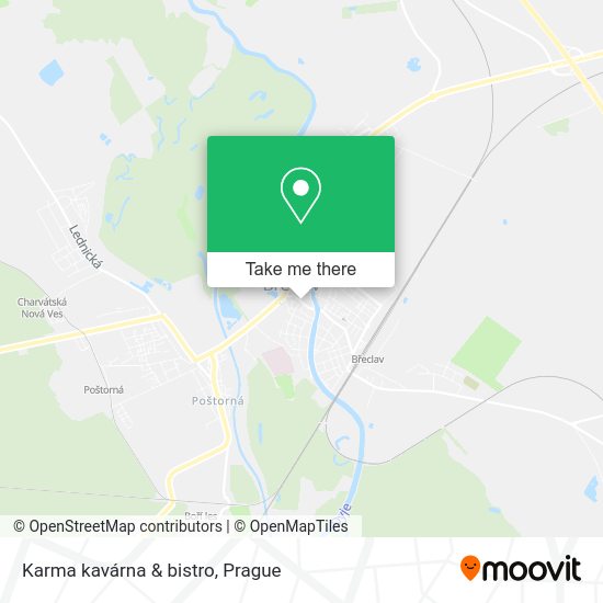 Karma kavárna & bistro map