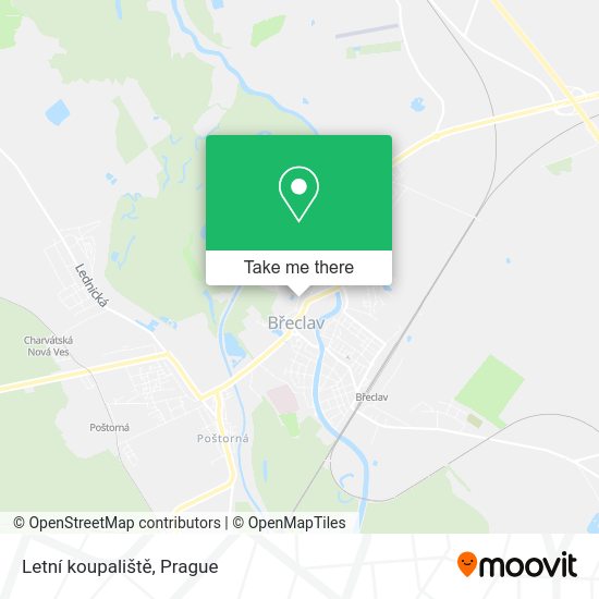 Letní koupaliště map