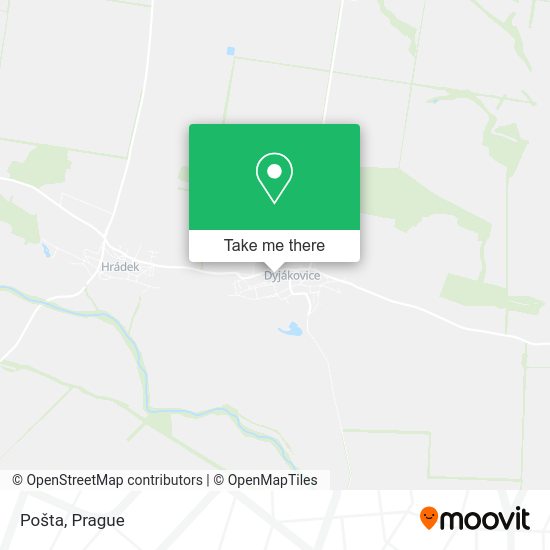 Карта Pošta