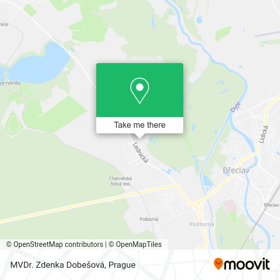 MVDr. Zdenka Dobešová map