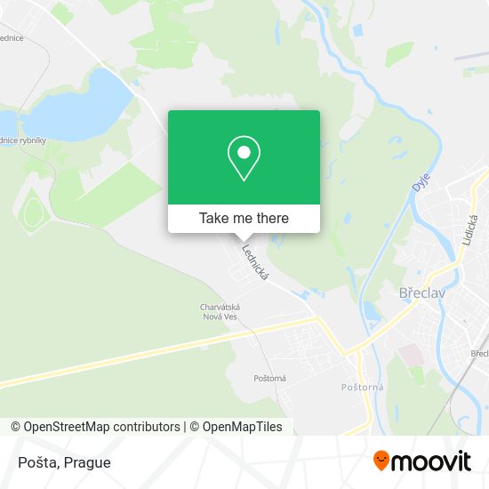 Карта Pošta