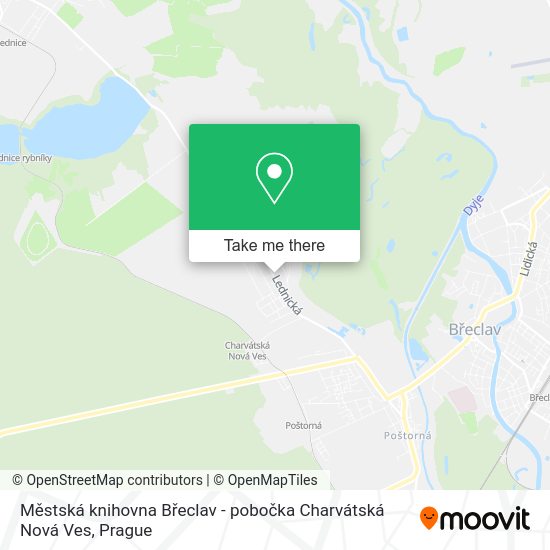 Městská knihovna Břeclav - pobočka Charvátská Nová Ves map