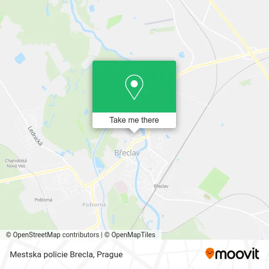 Карта Mestska policie Brecla