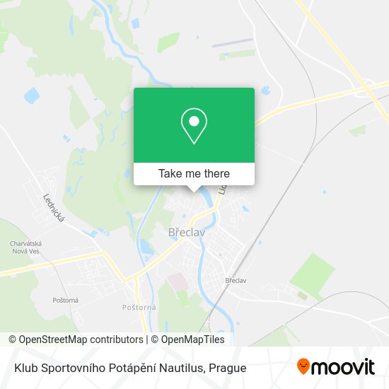 Klub Sportovního Potápění Nautilus map