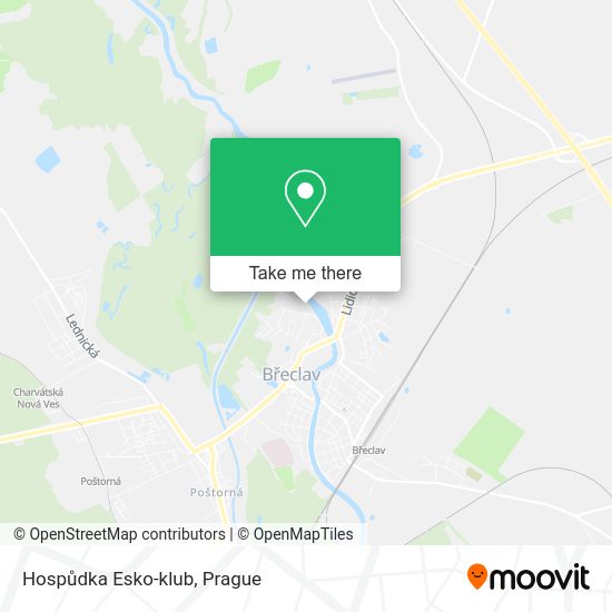 Hospůdka Esko-klub map