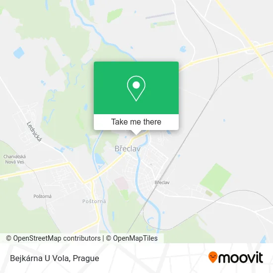 Карта Bejkárna U Vola