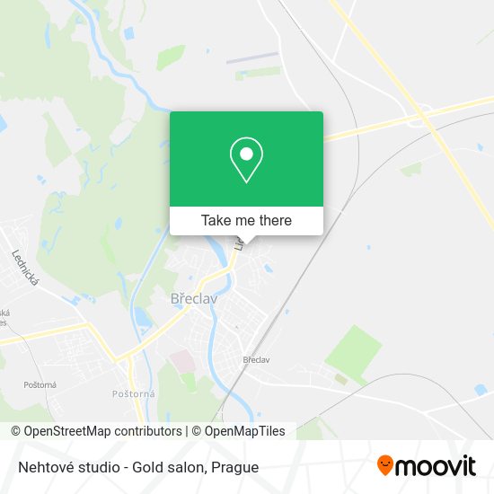 Nehtové studio - Gold salon map