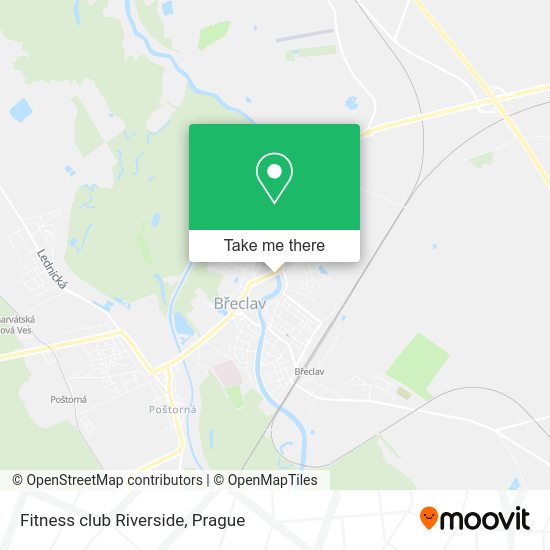 Fitness club Riverside map