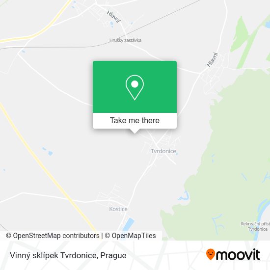 Vinný sklípek Tvrdonice map
