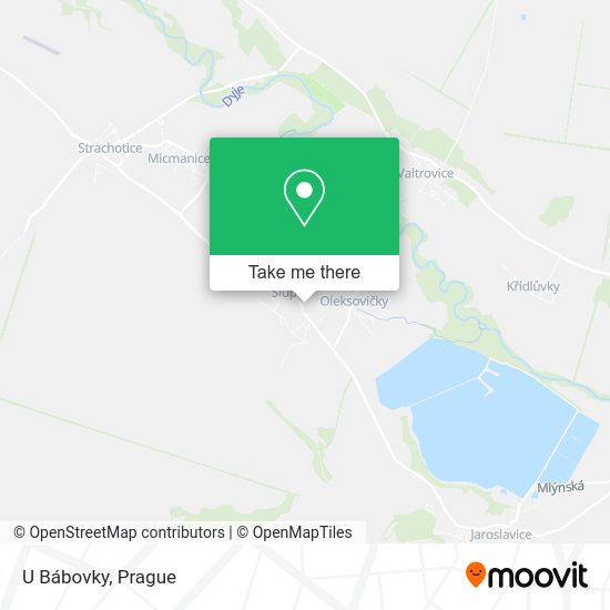 Карта U Bábovky