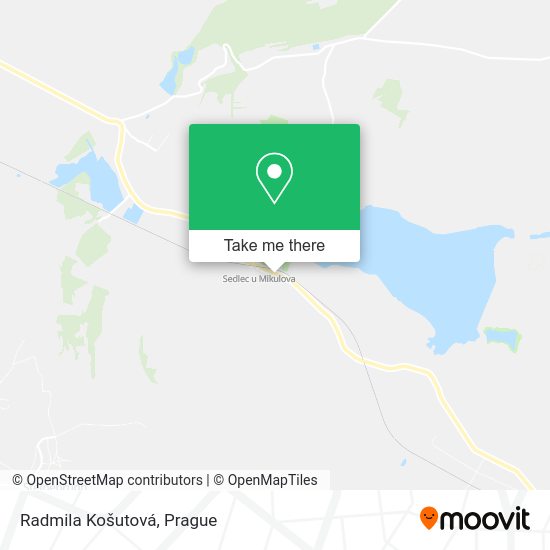 Radmila Košutová map