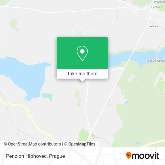 Карта Penzion Hlohovec