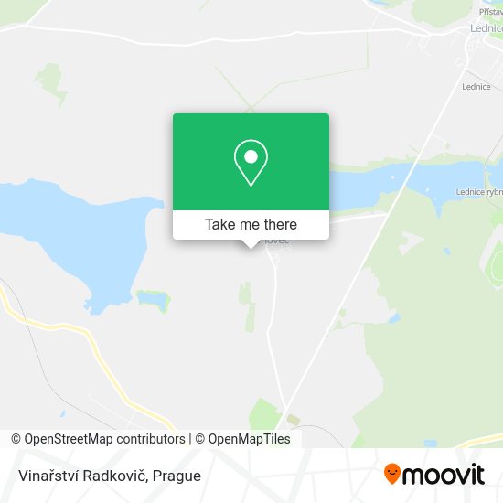 Vinařství Radkovič map