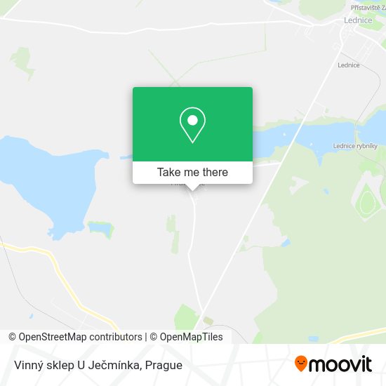 Vinný sklep U Ječmínka map
