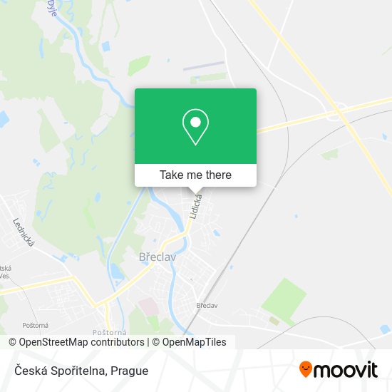 Česká Spořitelna map