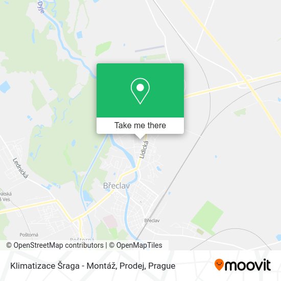 Klimatizace Šraga - Montáž, Prodej map