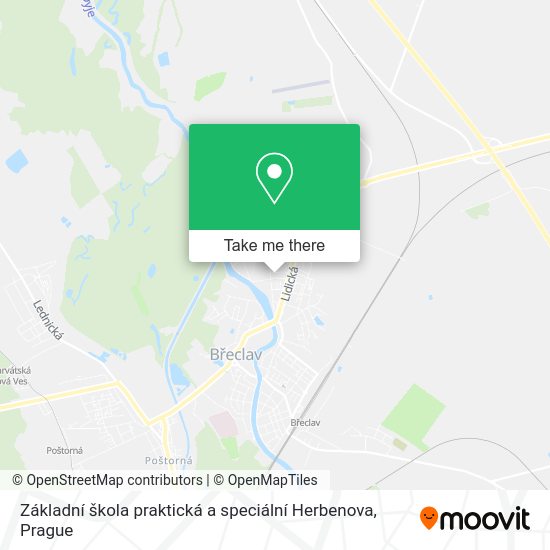 Základní škola praktická a speciální Herbenova map