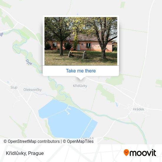 Křídlůvky map