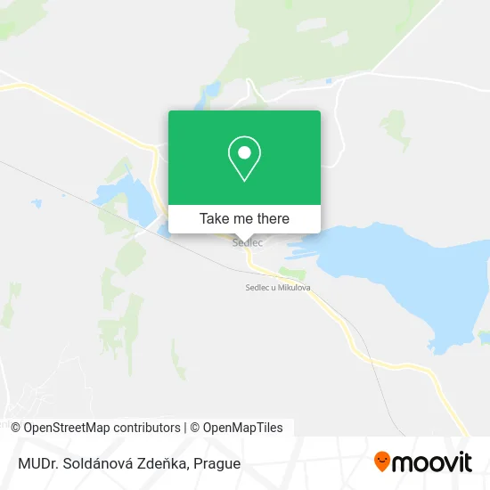 Карта MUDr. Soldánová Zdeňka