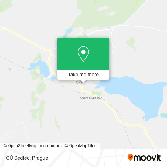 Карта OÚ Sedlec