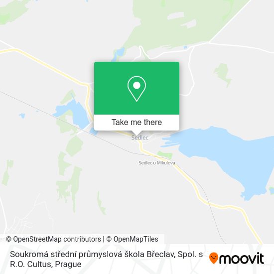 Soukromá střední průmyslová škola Břeclav, Spol. s R.O. Cultus map