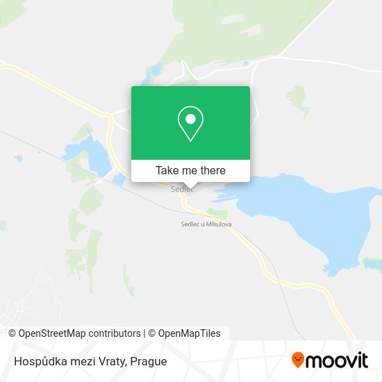 Hospůdka mezi Vraty map