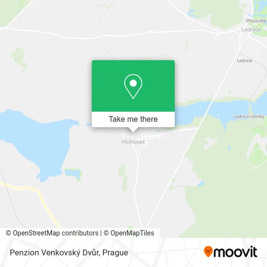 Карта Penzion Venkovský Dvůr