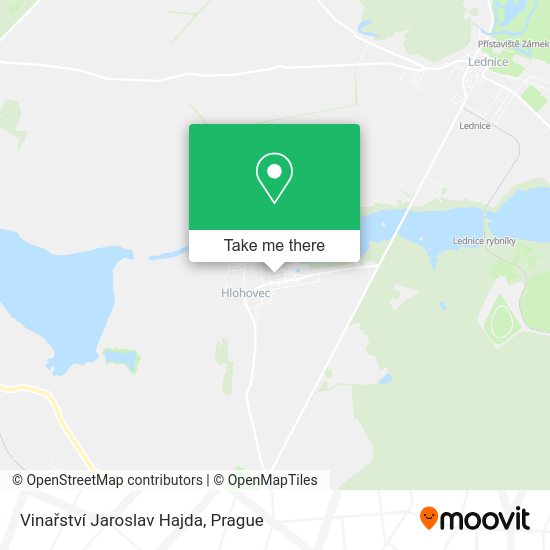 Vinařství Jaroslav Hajda map