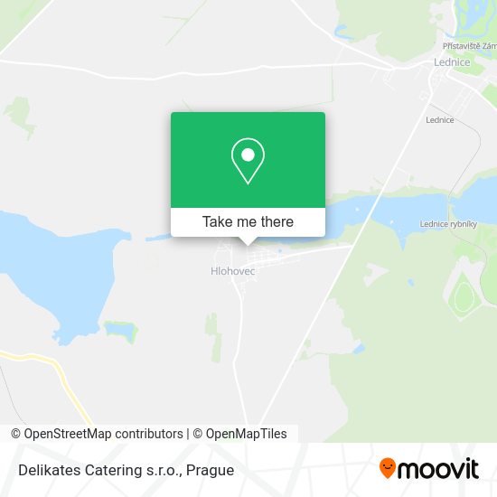 Карта Delikates Catering s.r.o.
