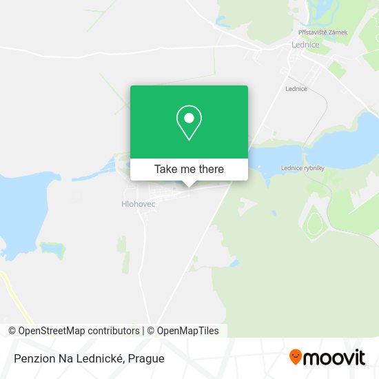 Penzion Na Lednické map