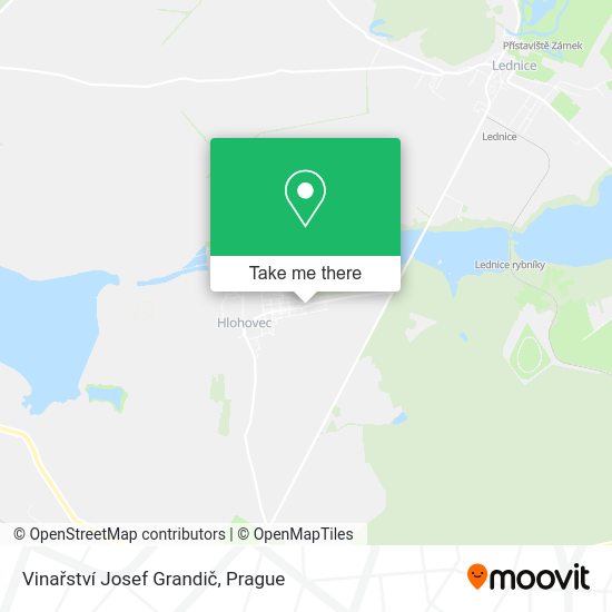 Vinařství Josef Grandič map