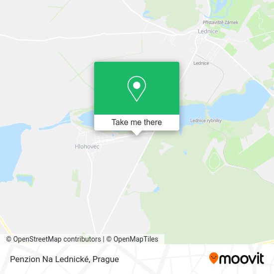 Penzion Na Lednické map