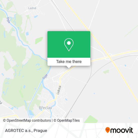 AGROTEC a.s. map