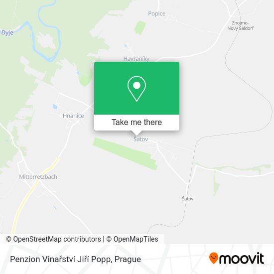 Penzion Vinařství Jiří Popp map