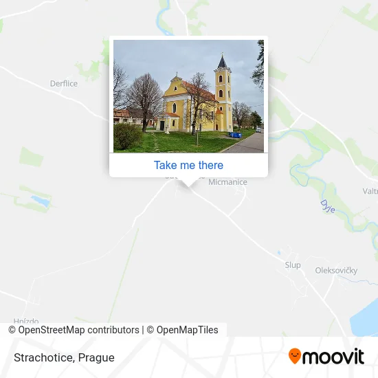 Карта Strachotice