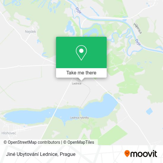 Jiné Ubytování Lednice map