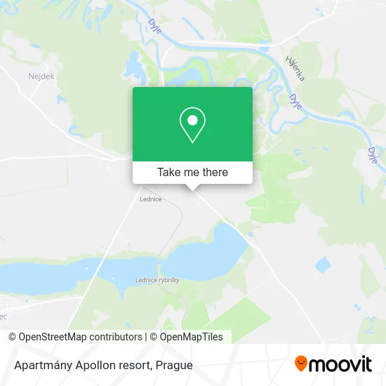 Карта Apartmány Apollon resort
