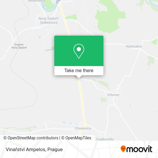 Vinařství Ampelos map