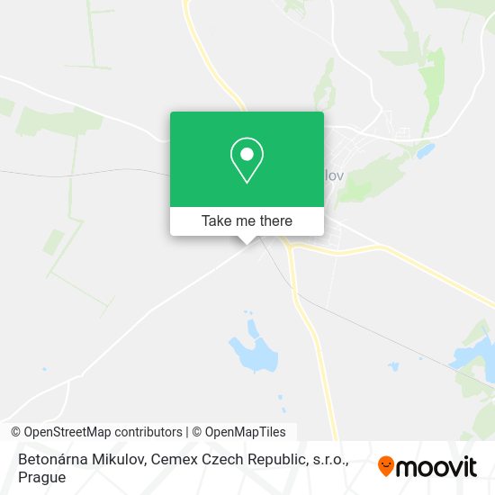 Betonárna Mikulov, Cemex Czech Republic, s.r.o. map