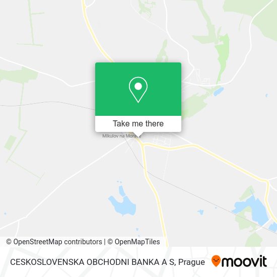 CESKOSLOVENSKA OBCHODNI BANKA A S map