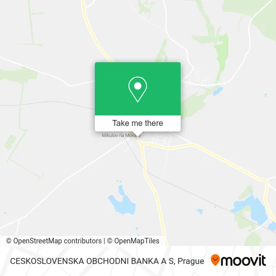 Карта CESKOSLOVENSKA OBCHODNI BANKA A S
