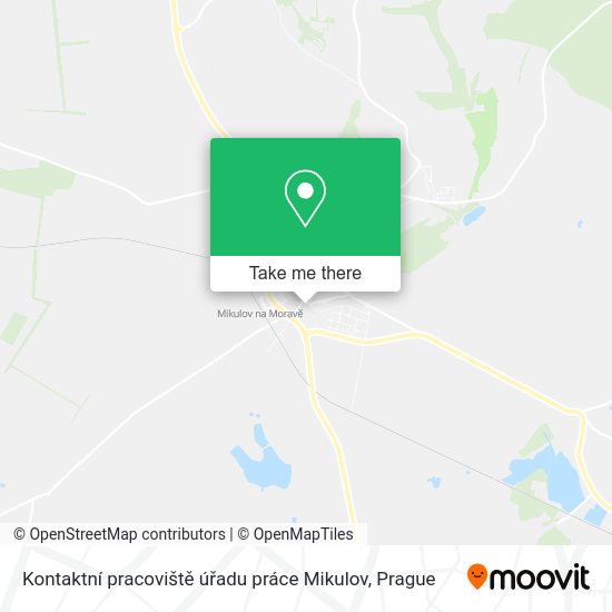 Kontaktní pracoviště úřadu práce Mikulov map
