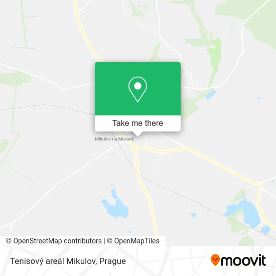Карта Tenisový areál Mikulov