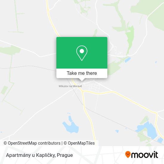 Apartmány u Kapličky map