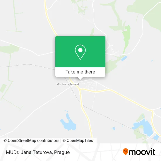 Карта MUDr. Jana Teturová