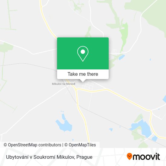 Ubytování v Soukromí Mikulov map
