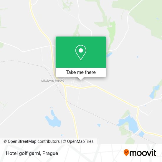 Hotel golf garni map