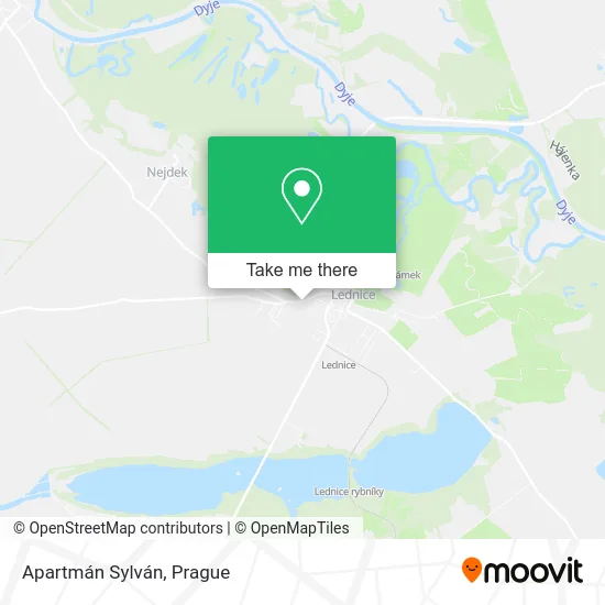 Карта Apartmán Sylván