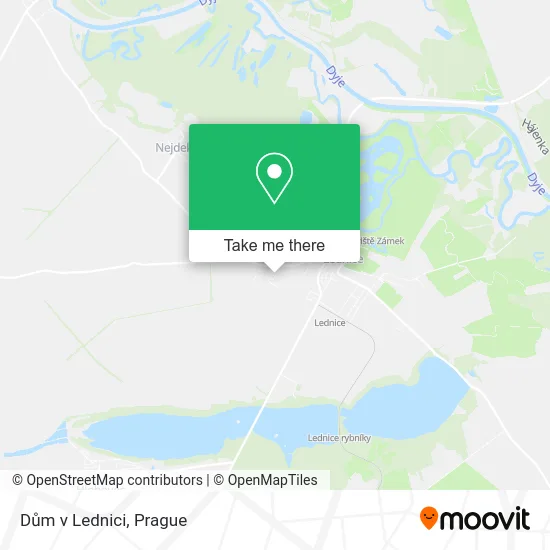 Карта Dům v Lednici